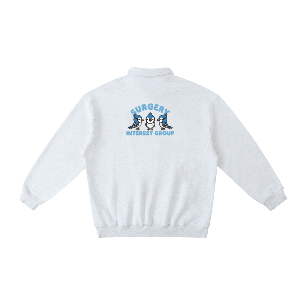Heavyweight Polo-Collar Sweatshirt