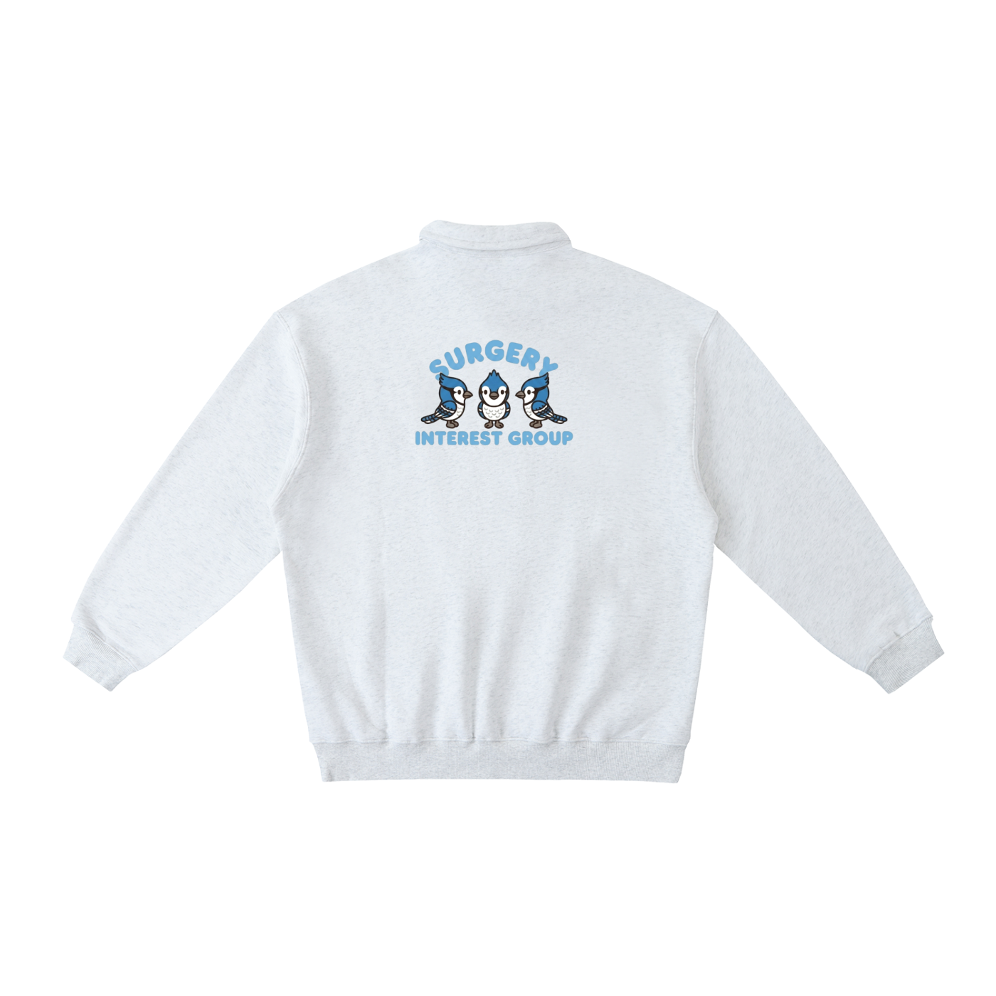 Heavyweight Polo-Collar Sweatshirt
