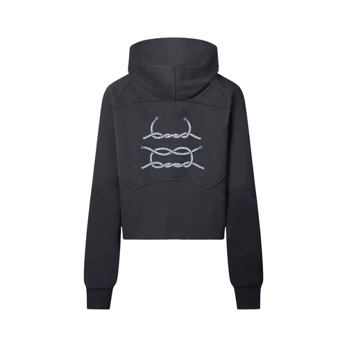 Cropped Half-Zip Hoodie