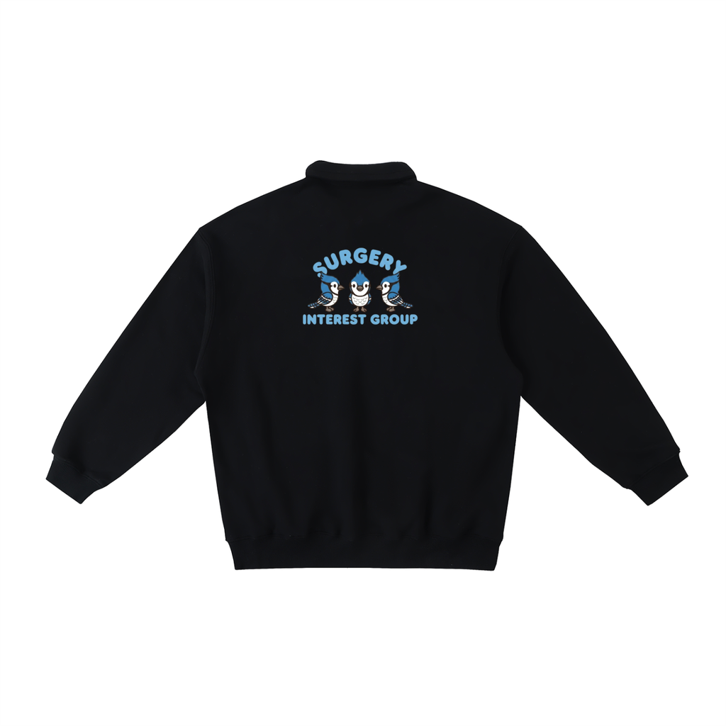 Heavyweight Polo-Collar Sweatshirt