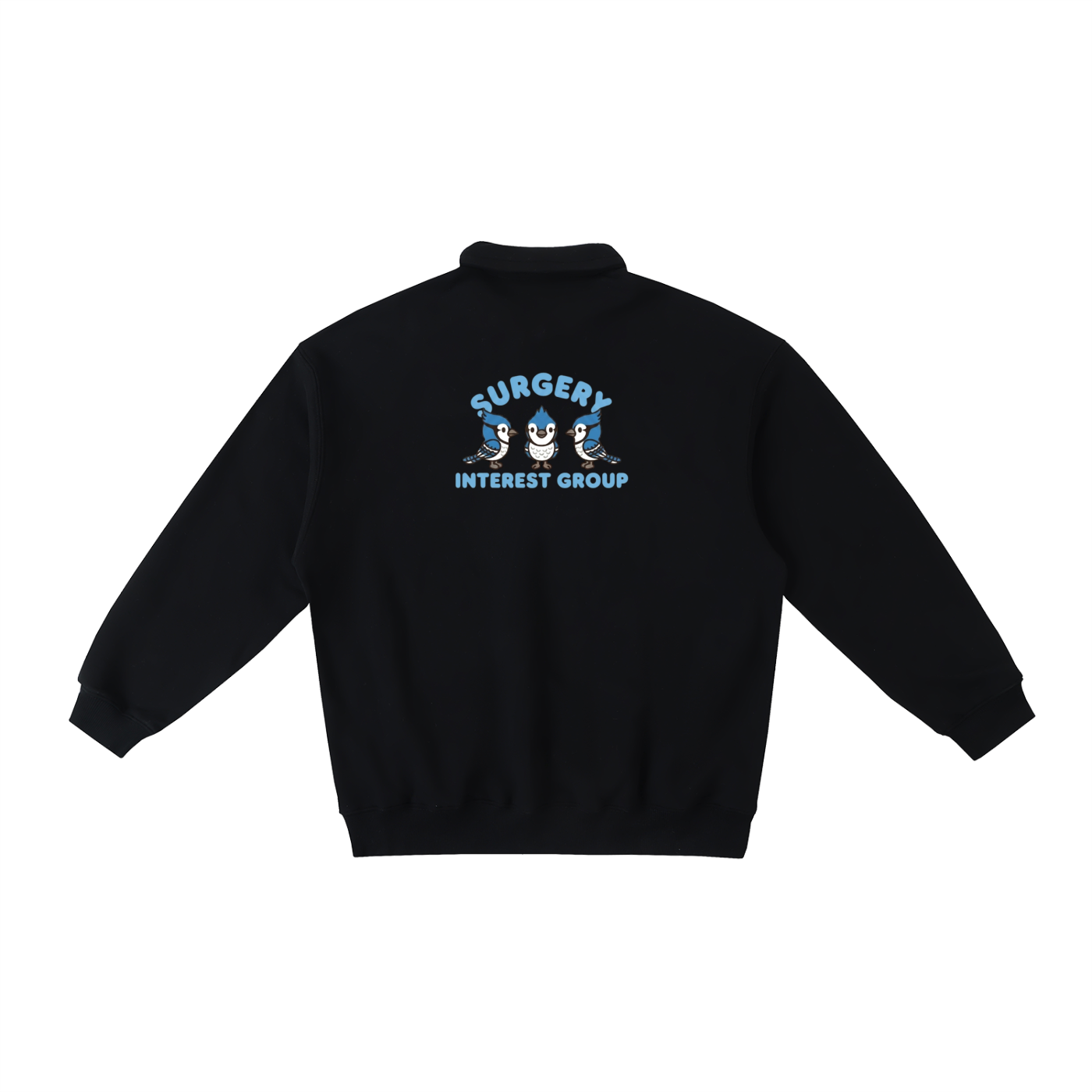 Heavyweight Polo-Collar Sweatshirt