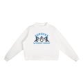 Essential Fleece Mock-Neck Crew Sweatshirt