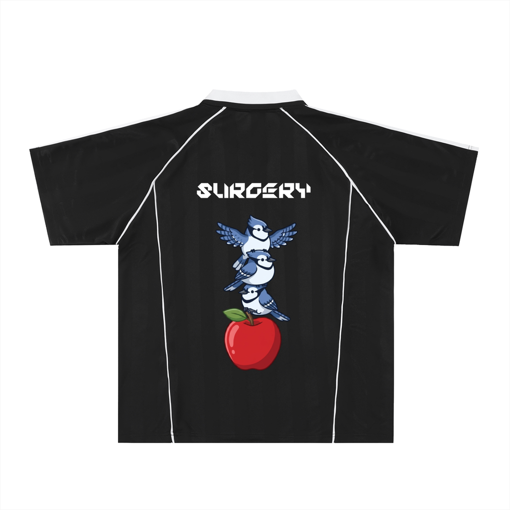 Shadow Stripe Collared Soccer Jersey