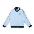 Color Block Raglan Sleeve Zip Track Jacket